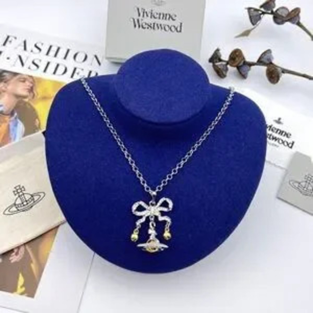Vivienne Westwood Saturn Bell Necklace